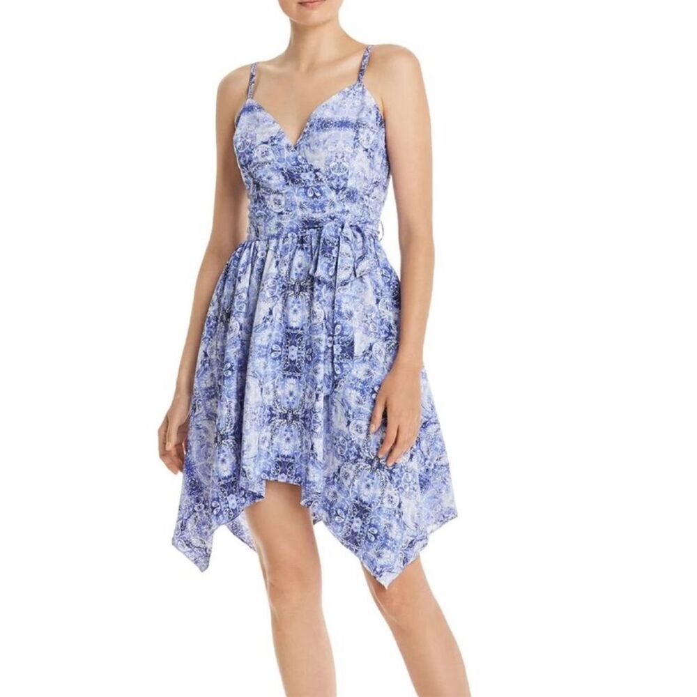 NWT Blue Paisley Dress by Aqua Size M